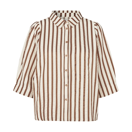 Lollys Laundry BonoLL Shirt SS Dark Mokka